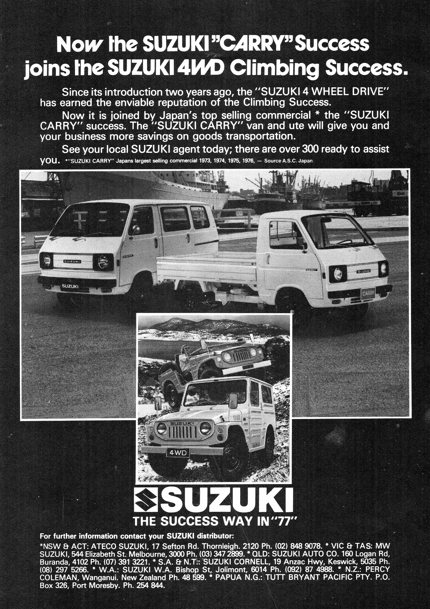 1977 Suzuki Carry Van Carry Ute & 4WD
